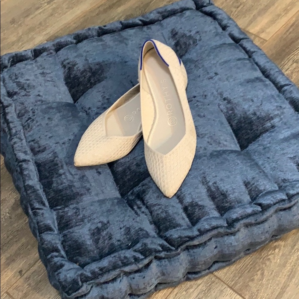 Rothy’s Salt Honeycomb Pointed Flat